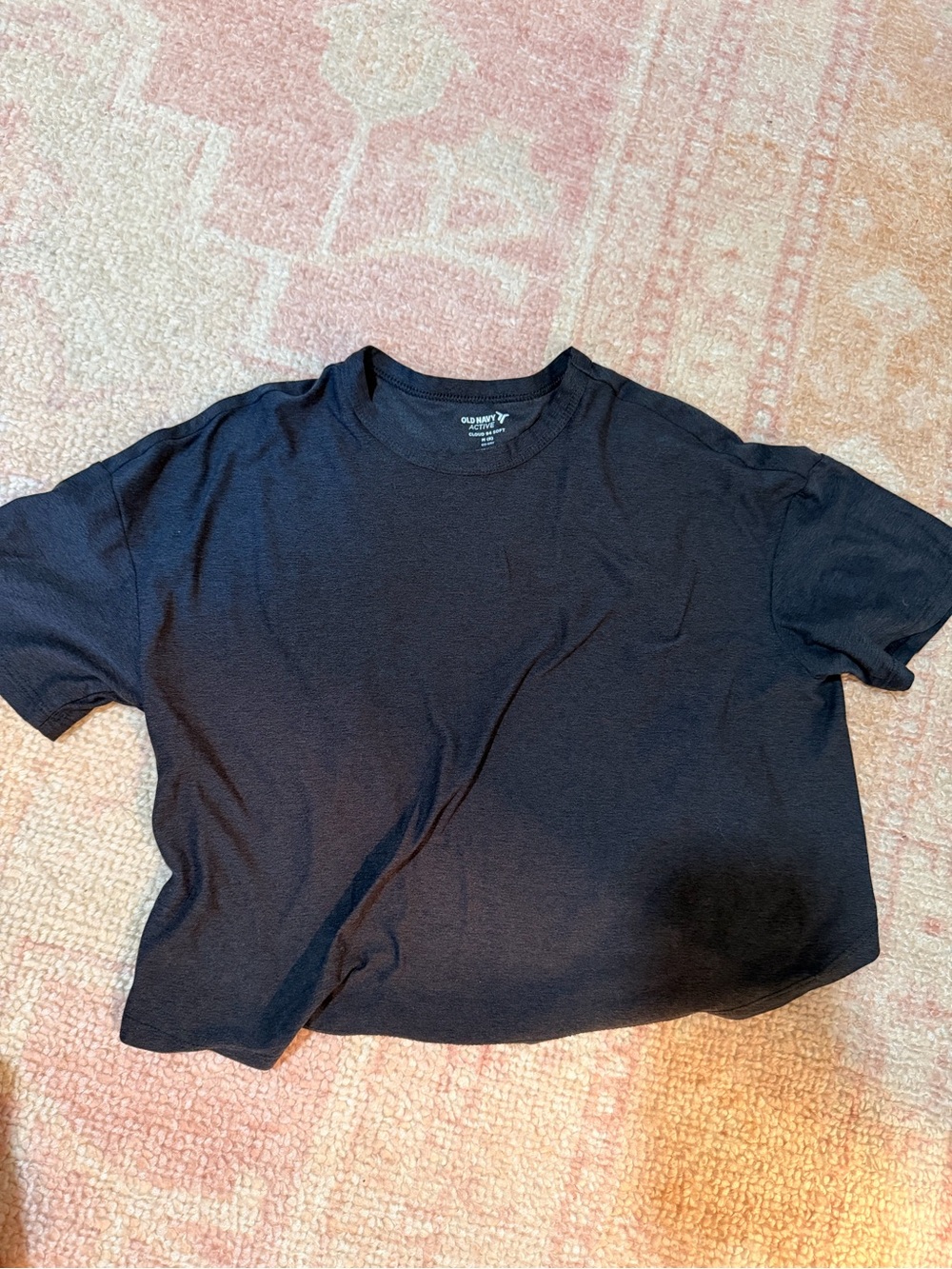 Old Navy Black Kids Short-Sleeve Crew Tee